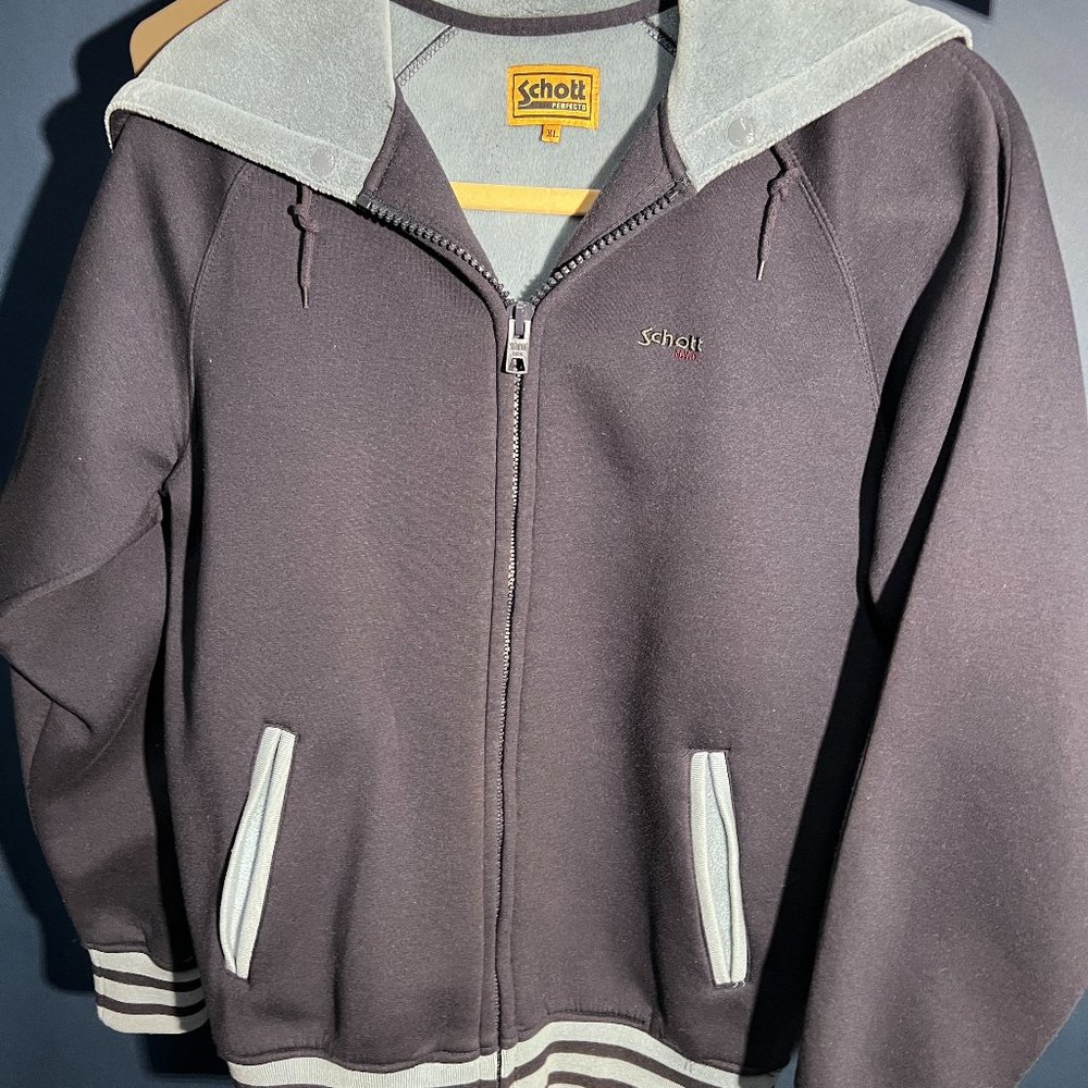 Rare Schott NYC Track Hoodie Size XL
